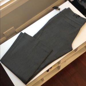 Low rise wide waistband SHORT editor flare pants